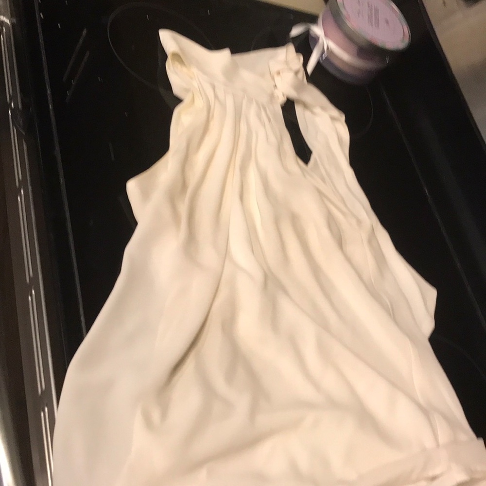 Express brand off white camisole tie top